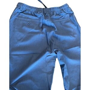 NWTO COOFANDY blue elastic waist ties cozy Urban‎ Style size medium mens' pants